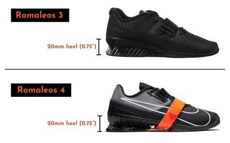 heel height nike romaleos 4|Nike romaleos 4 vs 2.